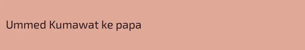 Ummed Kumawat ke papa